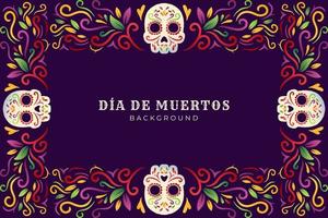 lutning dia de muertos, dag av död- bakgrund illustration vektor