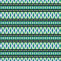 nahtloses muster für dekoration, dreieckform, blau und grün, horizontale ansicht. vektor