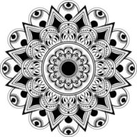 blommig mandala dekoration, mandala lotus blomma vektor klistermärke, mandala med blommig mönster. indisk mandala, blomma mandala design, mandala blommig stil, dekorativ mandala design vektor