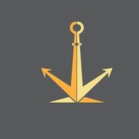 Anker Symbol Logo Vorlage Vektor Illustration
