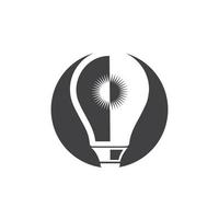 glödlampa symbol vektor design illustration