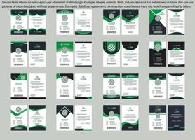 ID-Karten-Design-Vorlage, ID-Karten-Bundle, ID-Karten-Design-Set vektor