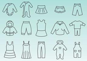 Infant Clothes Icon Vektoren