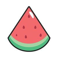 Scheibe Wassermelone Symbol vektor