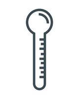 medizinisches Thermometer-Symbol vektor