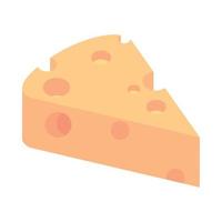 Stück Käse-Symbol vektor