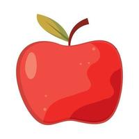 apple frukt ikon vektor
