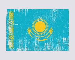 kazakstan flagga vektor