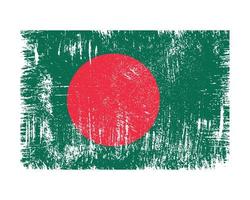 bangladesh flagga vektor