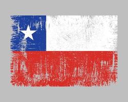 Chile flagga vektor