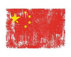 China Flagge Vektor