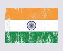 Indien flagga vektor