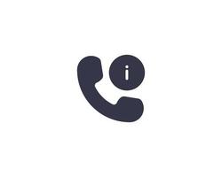 telefon ikon tecken symbol logotyp vektor illustrationer