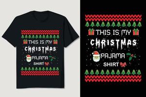 Weihnachts-T-Shirt-Design vektor