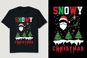 Weihnachts-T-Shirt-Design vektor