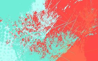 abstrakte Grunge-Textur roter und blauer Hintergrund vektor