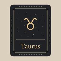 taurus zodiaken ikon. vektor illustration.