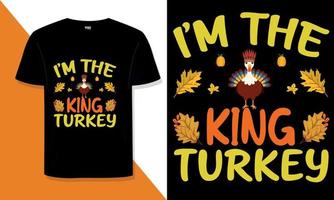 Thanksgiving-T-Shirt-Design Benötigen Sie ein Thanksgiving-Typografie-T-Shirt-Design für ein T-Shirt für Ihren Print-on-Demand-Shop? vektor