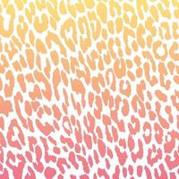 färgrik leopard skriva ut mönster. vektor