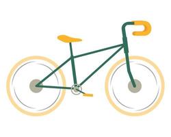 grünes Fahrradfahrzeug vektor