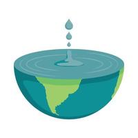 Tropfen zum Weltwassertag vektor
