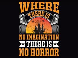 Halloween-Typografie-T-Shirt-Designdatei vektor