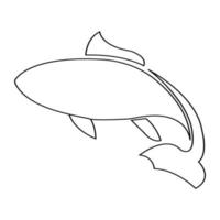 Fisch-Symbol-Illustrationsvektor vektor