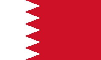 flagga bahrain vektor illustration symbol nationell Land ikon. frihet nation flagga bahrain oberoende patriotism firande design regering internationell officiell symbolisk objekt kultur