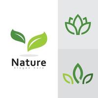 grönt blad natur element ekologi vektor design