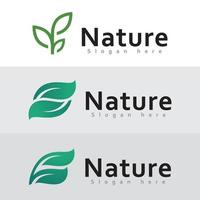 grönt blad natur element ekologi vektor design