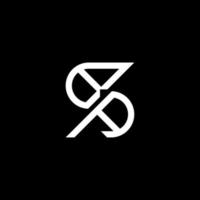 ba brev logotyp kreativ design med vektor grafisk, ba enkel och modern logotyp.