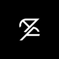 af-Buchstaben-Logo kreatives Design mit Vektorgrafik, af-einfaches und modernes Logo. vektor