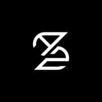 az brev logotyp kreativ design med vektor grafisk, az enkel och modern logotyp.