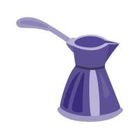 Ikone einer grundlegenden blauen Kaffeemaschine, Vektorgrafik, Illustrationsdesign vektor