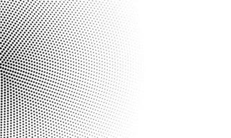 runde halbtonpunkte hintergrund kreisförmige elemente in schwarz isoliert auf weiß. trendiges hintergrundvektorillustrationskonzept vektor