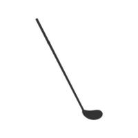 Golf Club Sport Symbol Vektor Illustration isoliertes weißes T-Stück. hobby spiel golf club ausrüstung element design stick design freizeit. Metall-Golfer-Etikett Retro-schwarzes Emblem-Symbol. Logo-Silhouette