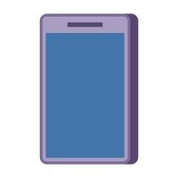 mobile designillustration der smartphonevektortechnologie. telefonbildschirmgerät isoliert weiß und kommunikationssymbol anzeigen. intelligentes telefonkonzept und digitales geschäftsgerät. tragbarer Touchscreen vektor