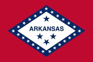 Flagge Arkansas Vektor-Illustration Symbol nationales Land-Symbol. freiheit nation flagge arkansas unabhängigkeit patriotismus feier design regierung international offizieller symbolischer gegenstand kultur vektor