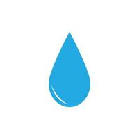 Wassersymbol, blaue Flüssigkeit, Tröpfchensymbol. vektor