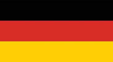 Tyskland flagga. ikon av tysk. geografi av Tyskland. fyrkant för baner och knapp. bricka av berlin och München. Land av Europa och värld. emblem med svart, röd och gul färger vektor