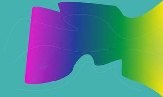 abstrakte Abbildung Linie bunter Farbverlauf vektor