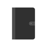 anteckningsbok begrepp papper utbildning dokumentera vektor ikon topp se. modern dagbok symbol isolerat vit kontor Utrustning