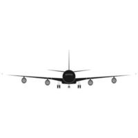 flugzeug reisen vektor symbol illustration transport solide schwarz. Flugzeugsymbol und Fliegenflugzeug transportieren isoliert weiß