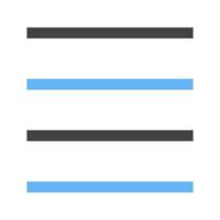 blaues und schwarzes Symbol für Schlagzeilen-Glyphe anzeigen vektor