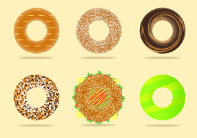 Gratis Bagel Vector