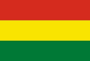 flagga bolivia vektor illustration symbol nationell Land ikon. frihet nation flagga bolivia oberoende patriotism firande design regering internationell officiell symbolisk objekt kultur