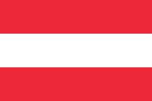 Flagge Österreich Vektor Illustration Symbol nationales Land Symbol. freiheit nation flagge österreich unabhängigkeit patriotismus feier entwerfen regierung international offiziell symbolisches objekt kultur