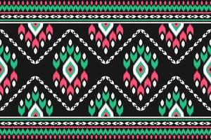 matta etnisk mönster konst. ikat sömlös mönster traditionell. amerikansk, mexikansk stil. design för bakgrund, tapet, vektor illustration, tyg, Kläder, matta, textil, batik, broderi.