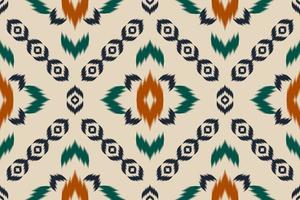 abstrakte ethnische Musterkunst. ikat nahtloses muster traditionell. amerikanischer, mexikanischer Stil. Design für Hintergrund, Tapete, Vektorillustration, Stoff, Kleidung, Teppich, Textil, Batik, Stickerei. vektor