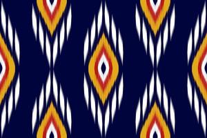 stoff ethnische muster kunst. ikat nahtloses muster im stammes-. amerikanischer, mexikanischer Stil. Design für Hintergrund, Tapete, Vektorillustration, Stoff, Kleidung, Teppich, Textil, Batik, Stickerei. vektor